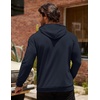 image:imageCOOFANDY Mens Hoodie Casual Drawstring Athletic Hoodies Hooded Pullover Sweatshirts with PocketNavy Blue