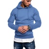 image:imageCOOFANDY Mens Hoodie Casual Drawstring Athletic Hoodies Hooded Pullover Sweatshirts with PocketSky Blue