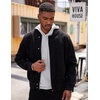image:imageCOOFANDY Mens Hoodie Casual Drawstring Athletic Hoodies Hooded Pullover Sweatshirts with PocketWhite