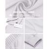 image:imageCOOFANDY Mens Hoodie Casual Drawstring Athletic Hoodies Hooded Pullover Sweatshirts with PocketWhite