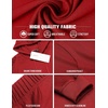 image:imageCOOFANDY Mens Hoodie Casual Drawstring Athletic Hoodies Hooded Pullover Sweatshirts with PocketWine Red