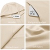 image:imageCOOFANDY Mens Hoodie Long Sleeve Casual Pullover Hooded Sweatshirt Fashion Drawstring Hoodies with PocketBeige