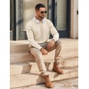 image:imageCOOFANDY Mens Hoodie Long Sleeve Casual Pullover Hooded Sweatshirt Fashion Drawstring Hoodies with PocketBeige