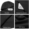 image:imageCOOFANDY Mens Hoodie Long Sleeve Casual Pullover Hooded Sweatshirt Fashion Drawstring Hoodies with PocketBlack