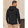 image:imageCOOFANDY Mens Hoodie Long Sleeve Casual Pullover Hooded Sweatshirt Fashion Drawstring Hoodies with PocketBlack