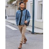 image:imageCOOFANDY Mens Hoodie Long Sleeve Casual Pullover Hooded Sweatshirt Fashion Drawstring Hoodies with PocketBlack
