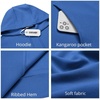 image:imageCOOFANDY Mens Hoodie Long Sleeve Casual Pullover Hooded Sweatshirt Fashion Drawstring Hoodies with PocketBlue