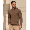 image:imageCOOFANDY Mens Hoodie Long Sleeve Casual Pullover Hooded Sweatshirt Fashion Drawstring Hoodies with PocketBrown