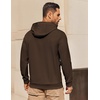 image:imageCOOFANDY Mens Hoodie Long Sleeve Casual Pullover Hooded Sweatshirt Fashion Drawstring Hoodies with PocketChestnut Brown