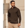 image:imageCOOFANDY Mens Hoodie Long Sleeve Casual Pullover Hooded Sweatshirt Fashion Drawstring Hoodies with PocketChestnut Brown