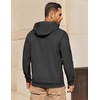 image:imageCOOFANDY Mens Hoodie Long Sleeve Casual Pullover Hooded Sweatshirt Fashion Drawstring Hoodies with PocketDark Grey