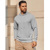 image:imageCOOFANDY Mens Hoodie Long Sleeve Casual Pullover Hooded Sweatshirt Fashion Drawstring Hoodies with PocketGrey