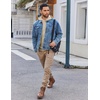 image:imageCOOFANDY Mens Hoodie Long Sleeve Casual Pullover Hooded Sweatshirt Fashion Drawstring Hoodies with PocketKhaki