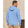 image:imageCOOFANDY Mens Hoodie Long Sleeve Casual Pullover Hooded Sweatshirt Fashion Drawstring Hoodies with PocketLight Blue