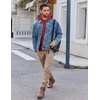 image:imageCOOFANDY Mens Hoodie Long Sleeve Casual Pullover Hooded Sweatshirt Fashion Drawstring Hoodies with PocketMaroon