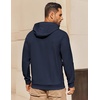 image:imageCOOFANDY Mens Hoodie Long Sleeve Casual Pullover Hooded Sweatshirt Fashion Drawstring Hoodies with PocketNavy Blue