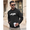 image:imageCOOFANDY Mens Hoodie Long Sleeve Casual Pullover Hooded Sweatshirt Fashion Drawstring Hoodies with PocketRacing Letter