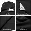 image:imageCOOFANDY Mens Hoodie Long Sleeve Casual Pullover Hooded Sweatshirt Fashion Drawstring Hoodies with PocketRacing Letter