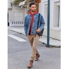 image:imageCOOFANDY Mens Hoodie Long Sleeve Casual Pullover Hooded Sweatshirt Fashion Drawstring Hoodies with PocketRed