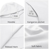 image:imageCOOFANDY Mens Hoodie Long Sleeve Casual Pullover Hooded Sweatshirt Fashion Drawstring Hoodies with PocketWhite