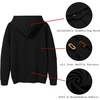 image:imageCOOFANDY Mens Hoodies Pullover Casaul Long Sleeve Drawstring Waffle Knit Hooded Sweatshirt with Kanga PocketBlack
