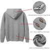 image:imageCOOFANDY Mens Hoodies Pullover Casaul Long Sleeve Drawstring Waffle Knit Hooded Sweatshirt with Kanga PocketGrey