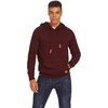 image:imageCOOFANDY Mens Hoodies Pullover Casaul Long Sleeve Drawstring Waffle Knit Hooded Sweatshirt with Kanga PocketWine Red