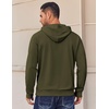 image:imageCOOFANDY Mens Hoodies Pullover Long Sleeve Casual Fashion Sweatshirts Drawstring Gym Hooded Shirt with Kanga PocketArmy Green