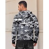 image:imageCOOFANDY Mens Hoodies Pullover Long Sleeve Casual Fashion Sweatshirts Drawstring Gym Hooded Shirt with Kanga PocketDark Camo