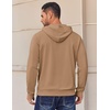 image:imageCOOFANDY Mens Hoodies Pullover Long Sleeve Casual Fashion Sweatshirts Drawstring Gym Hooded Shirt with Kanga PocketKhaki