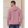 image:imageCOOFANDY Mens Hoodies Pullover Long Sleeve Casual Fashion Sweatshirts Drawstring Gym Hooded Shirt with Kanga PocketPink