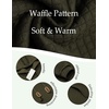 image:imageCOOFANDY Mens Hoodies Sweatshirts Long Sleeve Fashion Waffle Knit Pullover Hoodie with PocketArmy Green