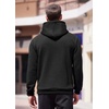 image:imageCOOFANDY Mens Hoodies Sweatshirts Long Sleeve Fashion Waffle Knit Pullover Hoodie with PocketBlack