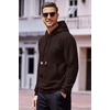 image:imageCOOFANDY Mens Hoodies Sweatshirts Long Sleeve Fashion Waffle Knit Pullover Hoodie with PocketCoffee