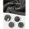 image:imageCOOFANDY Mens Hoodies Sweatshirts Long Sleeve Fashion Waffle Knit Pullover Hoodie with PocketDark Grey