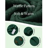 image:imageCOOFANDY Mens Hoodies Sweatshirts Long Sleeve Fashion Waffle Knit Pullover Hoodie with PocketGreen