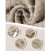 image:imageCOOFANDY Mens Hoodies Sweatshirts Long Sleeve Fashion Waffle Knit Pullover Hoodie with PocketKhaki