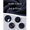 image:imageCOOFANDY Mens Hoodies Sweatshirts Long Sleeve Fashion Waffle Knit Pullover Hoodie with PocketNavy Blue