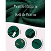 image:imageCOOFANDY Mens Hoodies Sweatshirts Long Sleeve Fashion Waffle Knit Pullover Hoodie with PocketPine Green