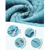 image:imageCOOFANDY Mens Hoodies Sweatshirts Long Sleeve Fashion Waffle Knit Pullover Hoodie with PocketSky Blue