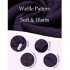 image:imageCOOFANDY Mens Hoodies Sweatshirts Long Sleeve Fashion Waffle Knit Pullover Hoodie with PocketViolet