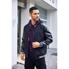 image:imageCOOFANDY Mens Hoodies Sweatshirts Long Sleeve Fashion Waffle Knit Pullover Hoodie with PocketViolet