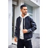 image:imageCOOFANDY Mens Hoodies Sweatshirts Long Sleeve Fashion Waffle Knit Pullover Hoodie with PocketWhite