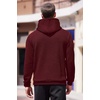 image:imageCOOFANDY Mens Hoodies Sweatshirts Long Sleeve Fashion Waffle Knit Pullover Hoodie with PocketWine Red