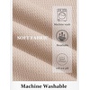 image:imageCOOFANDY Mens Knit TShirts Casual Short Sleeve Crewneck Shirt Textured Pullover TeesApricot