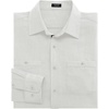 image:imageCOOFANDY Mens Linen Shirt Long Sleeve Button Up Shirt Casual Shirt for Men Winter Wedding Shirt White