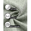 image:imageCOOFANDY Mens Linen Shirts Short Sleeve Casual Shirts Button Down Shirt for Men Beach Summer Wedding ShirtLight Green