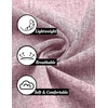 image:imageCOOFANDY Mens Linen Shirts Short Sleeve Casual Shirts Button Down Shirt for Men Beach Summer Wedding ShirtPink