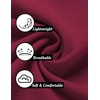 image:imageCOOFANDY Mens Linen Shirts Short Sleeve Casual Shirts Button Down Shirt for Men Beach Summer Wedding ShirtWine Red