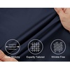 image:imageCOOFANDY Mens Long Sleeve Button Down Shirts Wrinkle Free Untucked Shirts Casual Dress Shirt for MenDark Blue